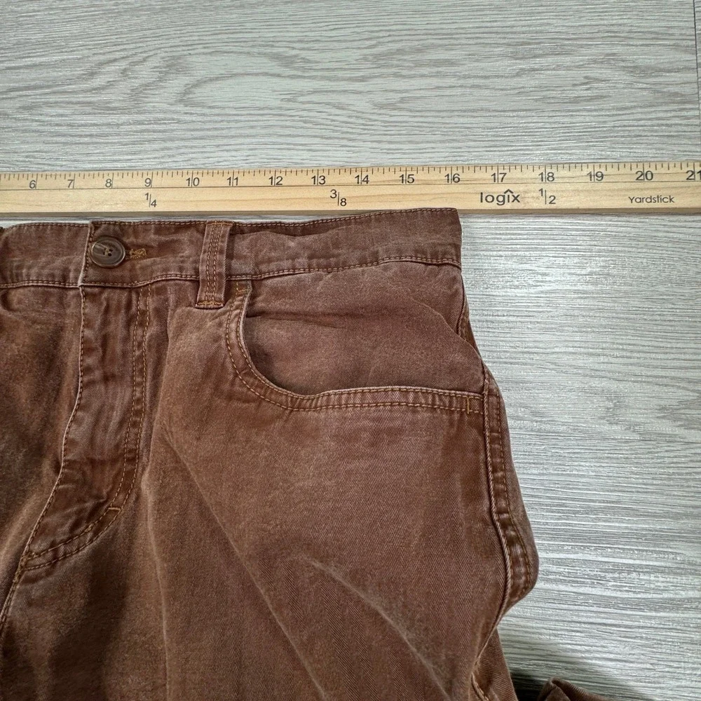 VTG Navigare Men's Pants Soft Slim Fit Brown Size 50 32(?) Italy Limited Retro